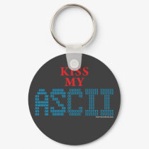 Kiss My ASCII keychains by thefrozenduck Kiss My ASCII keychains