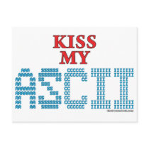 Kiss My ASCII Post Cards