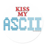 Kiss My ASCII stickers