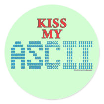 Kiss My ASCII stickers by thefrozenduck Kiss My ASCII stickers
