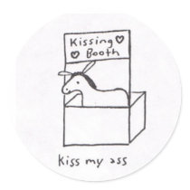 Kiss My Ass sticker by MsMihalov Kiss My Ass sticker