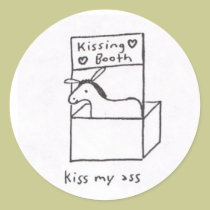 Kiss My Ass sticker