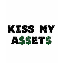 Kiss My Assets Funny Investor Long Sleeve T-shirt by GeekTeesGifts Kiss My Assets Funny Investor Long Sleeve T-shirt