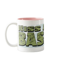Kiss My Bass Big Mouth Fish Gear Coffee Mug