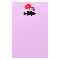 KISS MY BASS CUSTOMIZED STATIONERY