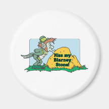 Kiss My Blarney Stone Refrigerator Magnets