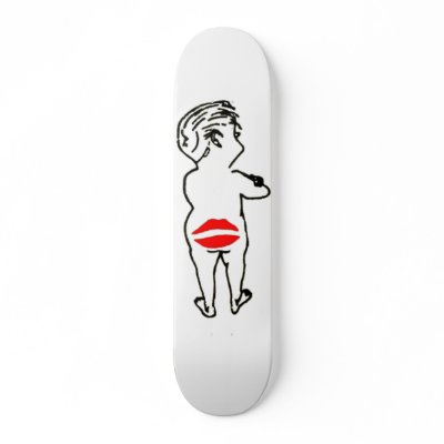 Kiss My Butt Skate Decks by TheYankeeDingo