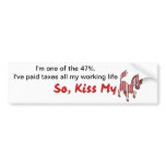 KISS MY DONKEY bumper stickers