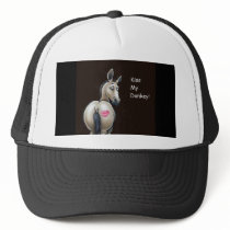 kiss my donkey cap hats
