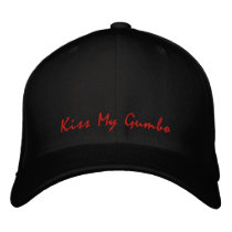 Kiss My Gumbo Embroidered Baseball Cap