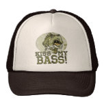 Kiss My Largemouth Bass by Mudge Studios Trucker Hats