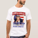 Kiss My Red, White and Blue Butt (Uncle Sam) t-shirts