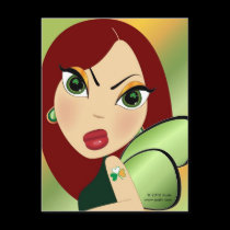 Kiss My Shamrock! Postcard postcards