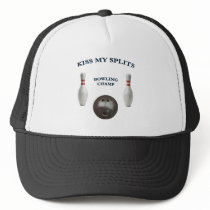 Kiss My Splits Bowling Trucker Hat