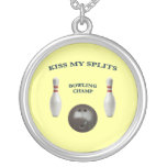 Kiss My Splits Bowling Pendants