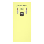 Kiss My Splits Bowling Rack Card Template