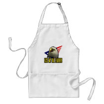 Kiss My Tail Feathers aprons