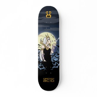 Kiss of Death Skateboard Deck (Bright Moon Version skateboard
