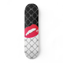 kiss of life and death skateboard deck