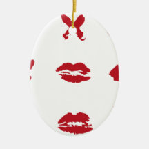 kiss ornament