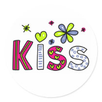 Kiss stickers by prawny Kiss stickers