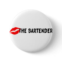 Kiss The Bartender Buttons