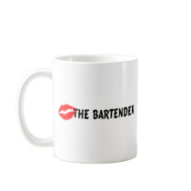 Kiss The Bartender Coffee Mug
