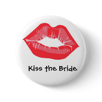 Kiss the Bride buttons by frugalbride Kiss the Bride buttons