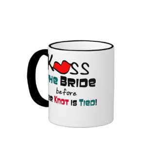 Kiss the Bride mug