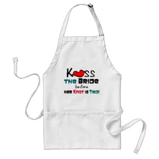 Kiss the Bride apron