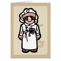 kiss the chef, and tell! cards