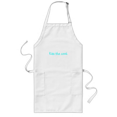 Kiss the cook apron by DorkFaceLove