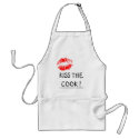 KISS THE COOK APRON by ASECONDCHANCEAROUND KISS THE COOK APRON
