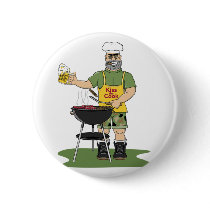 Kiss the Cook Pinback Button
