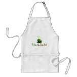 Kiss the Cook Frog aprons