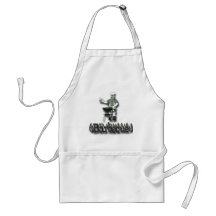 Kiss the Cook green Aprons