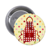 Kiss The Cook Pinback Button