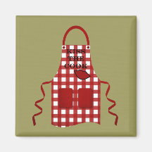 Kiss The Cook Refrigerator Magnet