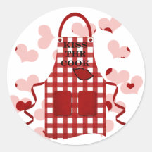 Kiss The Cook Stickers
