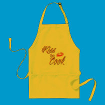 Kiss the Cook with Lips aprons
