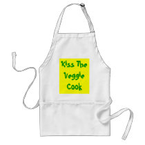 Kiss The Veggie Cook aprons