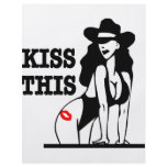 Kiss This (Kiss My Butt) Personalized Flyer
