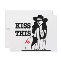 Kiss This (Kiss My Butt) invitations