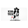 Kiss This (Kiss My Butt) Personalized Photo Card