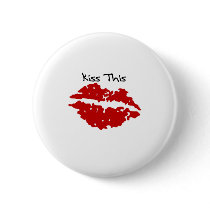 Kiss This Red Lips buttons