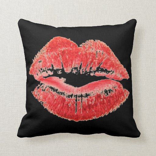 KIss Throw Pillow