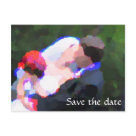 postcard - Save the date bride & groom