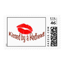 Kissed by a Redhead Postage Stamp