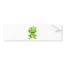Kissed frog prince bumper sticker