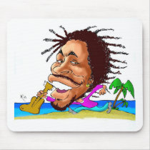 Kisses from Jamaica BOB mousepads